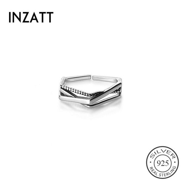 inzareal 925 sterling silver geometric line adjustable ring for fashion woman party fine jewelry punk accessories gift cluster rings, Golden;silver
inzareal 925 sterling silver geometric line adjustable ring for fashion woman party fine jewelry punk accessories gift cluster rings, Golden;silver