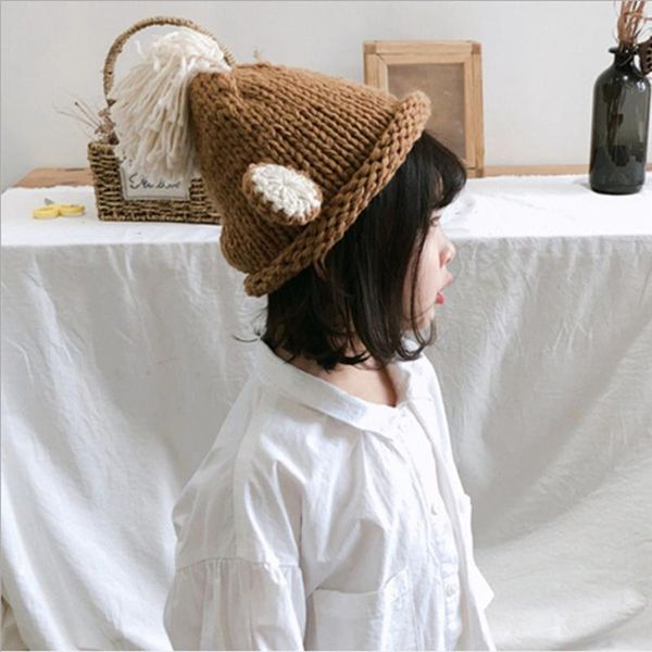 cute baby stuff hat tassel winter knitted kids girl warm thicker children infant beanie cap bonnet casquette enfant caps & hats, Yellow
cute baby stuff hat tassel winter knitted kids girl warm thicker children infant beanie cap bonnet casquette enfant caps & hats, Yellow
