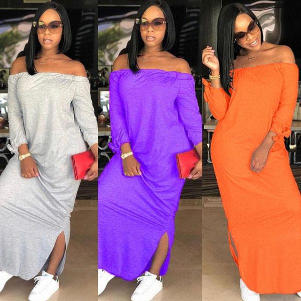 casual dresses autumn winter long sleeve women off shoulder straight loose everyday slit side party shift dress, Black;gray
casual dresses autumn winter long sleeve women off shoulder straight loose everyday slit side party shift dress, Black;gray