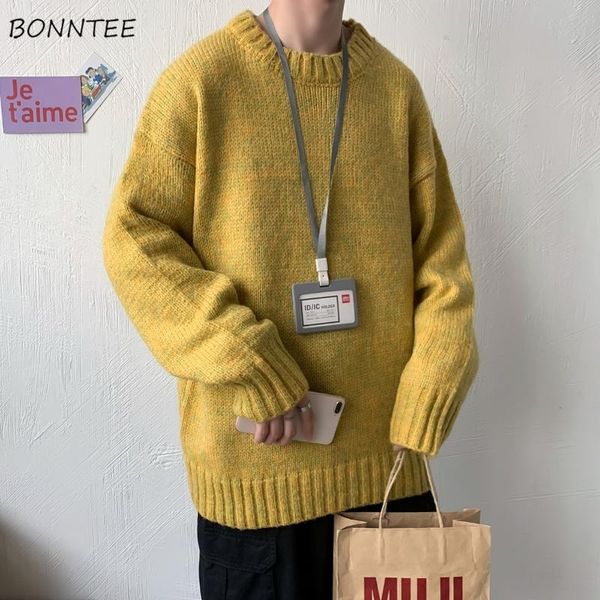 men's sweaters men solid pullovers o-neck warm thickening simple preppy style oversize bf students trendy casual loose teens retro, White;black
men's sweaters men solid pullovers o-neck warm thickening simple preppy style oversize bf students trendy casual loose teens retro, White;black