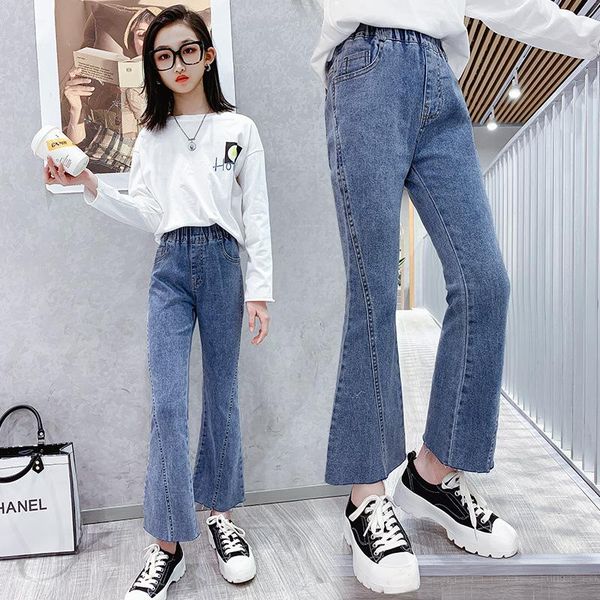 big girls flare jeans denim boot cut pants casual trousers kids teenage spring autumn children for 10 11 12 13 14yrs, Blue
big girls flare jeans denim boot cut pants casual trousers kids teenage spring autumn children for 10 11 12 13 14yrs, Blue