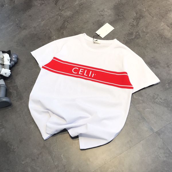 design clothing correct ce 2021 summer new round neck flocking letter short sleeve loose thin women's t-shirt, White
design clothing correct ce 2021 summer new round neck flocking letter short sleeve loose thin women's t-shirt, White