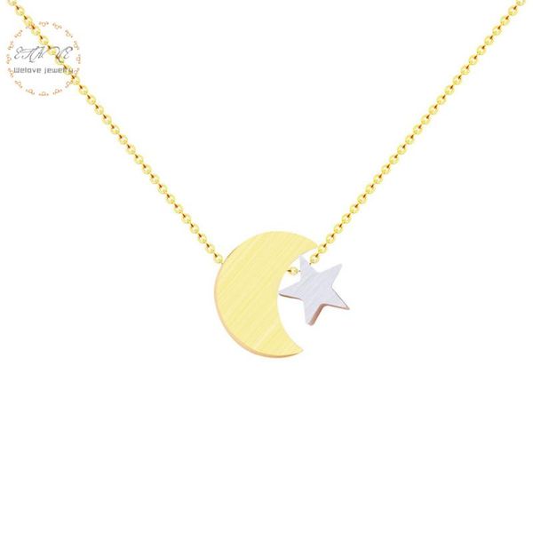 chains soy gold chain necklace women collares crescent moon stars necklaces & pendants stainless steel jewelry bridesmaid gifts, Silver
chains soy gold chain necklace women collares crescent moon stars necklaces & pendants stainless steel jewelry bridesmaid gifts, Silver