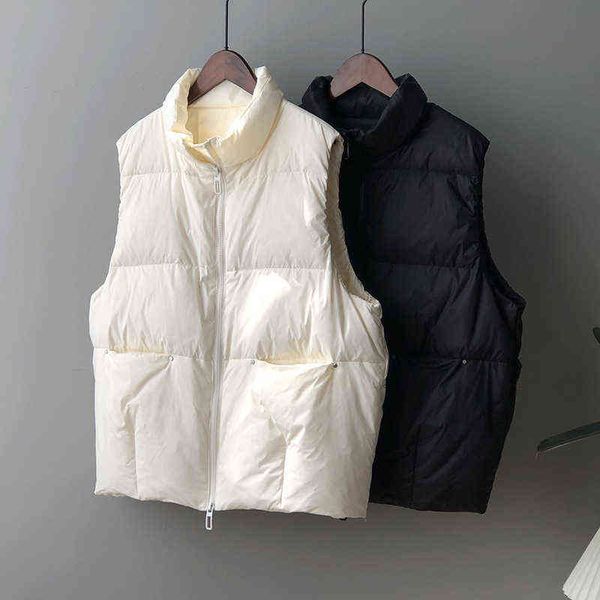 yan shuang down vest women 2021 winter korean loose warm thickened coat waistcoat y8826, Black;white
yan shuang down vest women 2021 winter korean loose warm thickened coat waistcoat y8826, Black;white