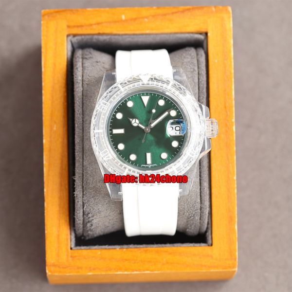 7 style rrf luxury watches phantomlab transparent case eta2824 automatic mens womens watch green dial rubber strap sports wristwatches, Slivery;brown
7 style rrf luxury watches phantomlab transparent case eta2824 automatic mens womens watch green dial rubber strap sports wristwatches, Slivery;brown