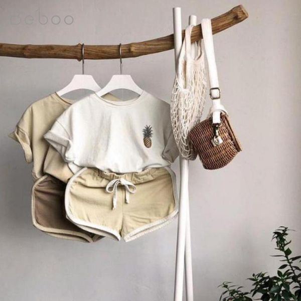 summer korean ins children clothing sets for boys and girls short sleeve with pineapple + shorts 2-6 years old clothes, White
summer korean ins children clothing sets for boys and girls short sleeve with pineapple + shorts 2-6 years old clothes, White