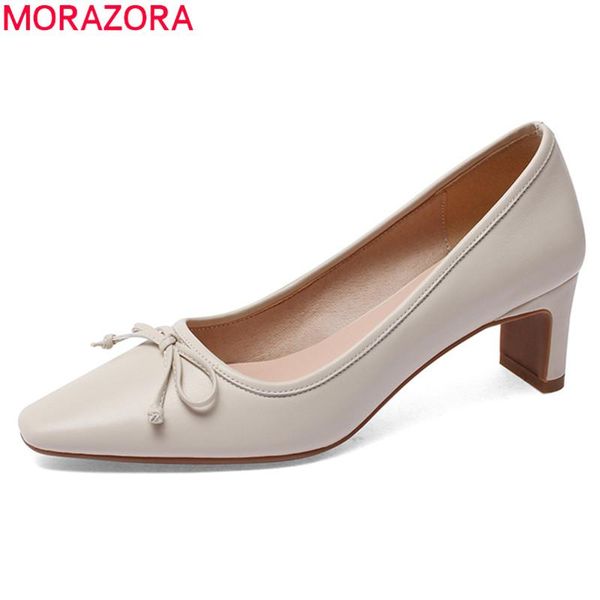 dress shoes morazora 2021 big size 33-43 women pumps genuine leather sweet bowknot ladies fashion square toe summer party, Black
dress shoes morazora 2021 big size 33-43 women pumps genuine leather sweet bowknot ladies fashion square toe summer party, Black