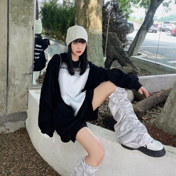 women's hoodies & sweatshirts spring streetwear white black printed harajuku dark cool goth japanese punk female oversized sweat
women's hoodies & sweatshirts spring streetwear white black printed harajuku dark cool goth japanese punk female oversized sweat