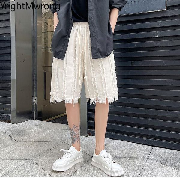 men's jeans vintage tassel drawstring waist hip hop straight denim pant tracksuit streetwear fashion short baggy jogger woman man punk, Blue
men's jeans vintage tassel drawstring waist hip hop straight denim pant tracksuit streetwear fashion short baggy jogger woman man punk, Blue