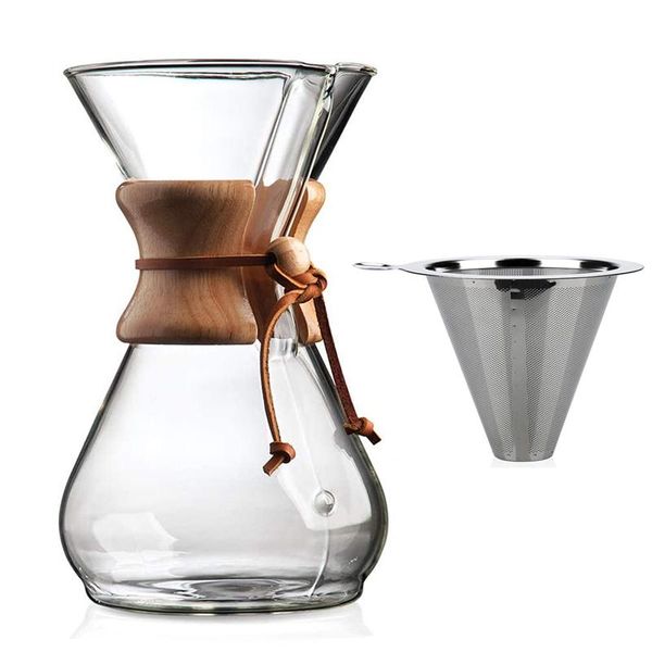 coffee pots classic glass pot wooden handle heat resistant pour over maker manual coffeemaker v60 hand dripper 400-800ml
coffee pots classic glass pot wooden handle heat resistant pour over maker manual coffeemaker v60 hand dripper 400-800ml