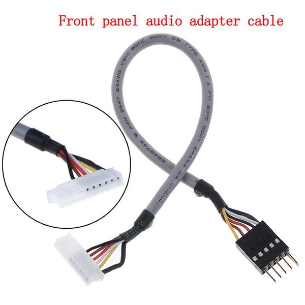 front panel audio adapter cable for creative sound card sb0460 sb0350 sb0610 computer cables & connectors
front panel audio adapter cable for creative sound card sb0460 sb0350 sb0610 computer cables & connectors