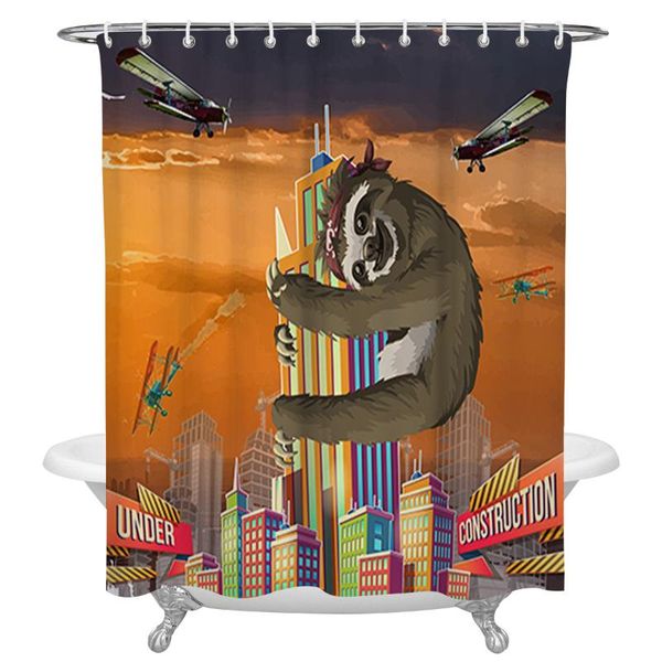 shower curtains sloths plane waterproof fabric curtain polyester bathroom decoration accessories cortinas
shower curtains sloths plane waterproof fabric curtain polyester bathroom decoration accessories cortinas