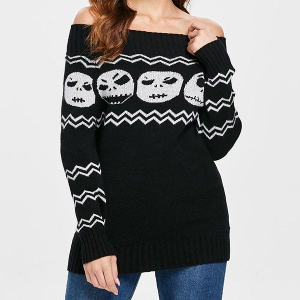 winter clothes pullover women sweaters fashion nice streetwear skull print off shoulder harajuku cashmere knitted sweater women's, White;black
winter clothes pullover women sweaters fashion nice streetwear skull print off shoulder harajuku cashmere knitted sweater women's, White;black