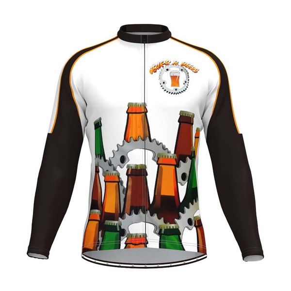 2021 retro gears & beers spring and autumn long sleeve cycling jersey blue and white, Black;red
2021 retro gears & beers spring and autumn long sleeve cycling jersey blue and white, Black;red