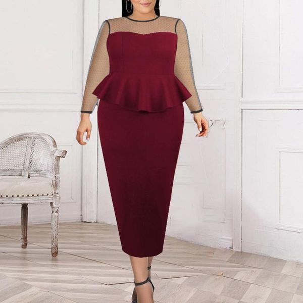 plus size dresses 5xl office women dress see-though mesh patchwork bodycon summer robe femme elegant ruffles casual maxi, Black
plus size dresses 5xl office women dress see-though mesh patchwork bodycon summer robe femme elegant ruffles casual maxi, Black