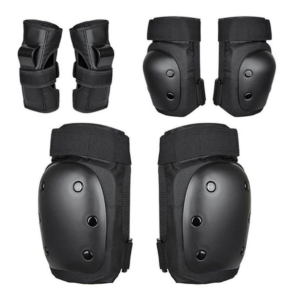 elbow & knee pads 6pcs/set protective gear set skating helmet pad wrist hand protector for kids cycling roller, Black;gray
elbow & knee pads 6pcs/set protective gear set skating helmet pad wrist hand protector for kids cycling roller, Black;gray