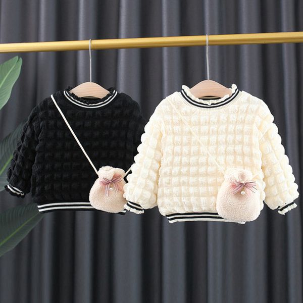 bubble plaid cotton long sleeve for girls baby sweatshirt infant thicken winter sweatshirts pullover toddler girl clothes, Black
bubble plaid cotton long sleeve for girls baby sweatshirt infant thicken winter sweatshirts pullover toddler girl clothes, Black