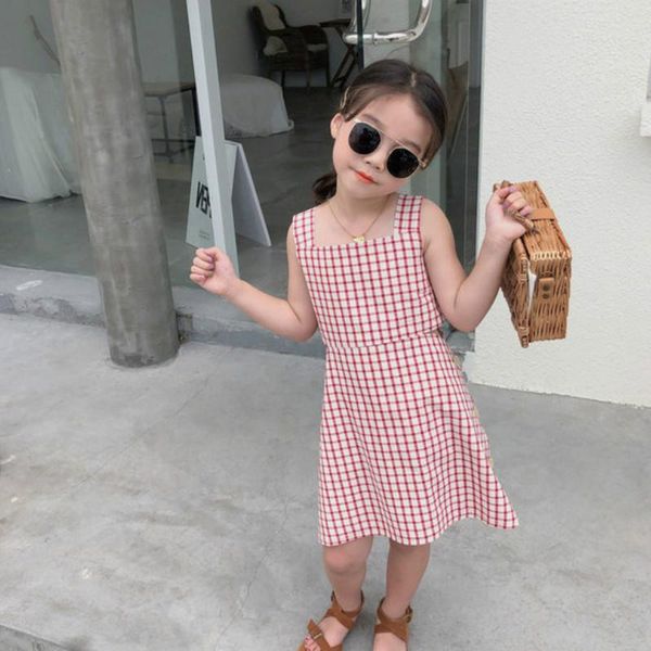 girl's dresses 2021 summer arrival girls fashion sleeveless dress kids korean design plaid, Red;yellow
girl's dresses 2021 summer arrival girls fashion sleeveless dress kids korean design plaid, Red;yellow
