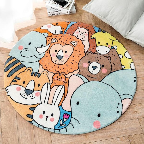 carpets cartoon animal kids room round soft plush baby play tents carpet home decor living non-slip rugs child game mats
carpets cartoon animal kids room round soft plush baby play tents carpet home decor living non-slip rugs child game mats