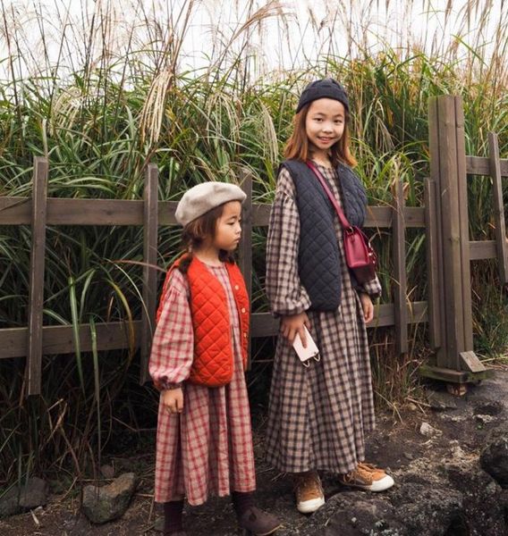 girl's dresses 2021 girls plaid dress robes cotton full puff sleeve casual japanese-style ruched mid-calf girl clothes kids, Red;yellow
girl's dresses 2021 girls plaid dress robes cotton full puff sleeve casual japanese-style ruched mid-calf girl clothes kids, Red;yellow