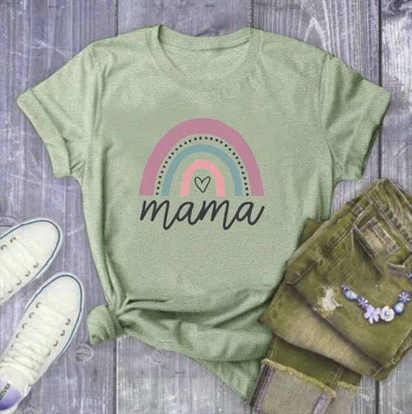 rainbow mama letter print women t shirts short sleeve o neck loose summer tee clothes camisetas mujer, White
rainbow mama letter print women t shirts short sleeve o neck loose summer tee clothes camisetas mujer, White