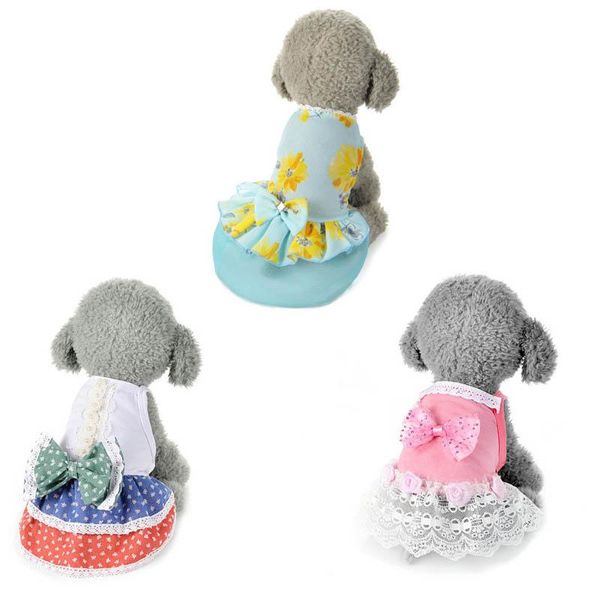 dog apparel summer pet dress for small princess wedding skirt luxury clothing soft lace
dog apparel summer pet dress for small princess wedding skirt luxury clothing soft lace