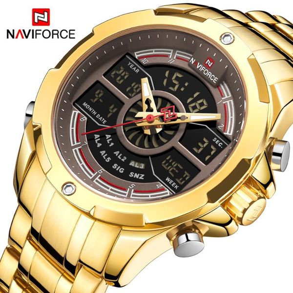 wristwatches naviforce stainless army military watch men fashion sports watches men's waterproof wristwatch reloj hombre, Slivery;brown
wristwatches naviforce stainless army military watch men fashion sports watches men's waterproof wristwatch reloj hombre, Slivery;brown