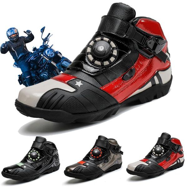 cycling footwear motorcycle boots professional moto riding motocross shoes reflective motorcyclist motor bike motorbike touring ankle, Black
cycling footwear motorcycle boots professional moto riding motocross shoes reflective motorcyclist motor bike motorbike touring ankle, Black