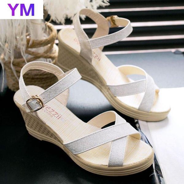 dress shoes fashion 2021 women wedge sandals female platform bohemia high heel ankle strap open toe ladies zapatos de mujer, Black
dress shoes fashion 2021 women wedge sandals female platform bohemia high heel ankle strap open toe ladies zapatos de mujer, Black