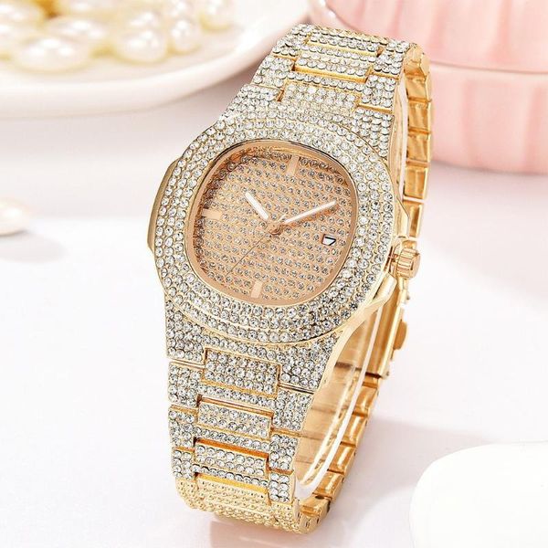 wristwatches 2021 fashion women rose gold watches luxury steel rhinestone quartz wristwatch ladies diamond watch with calendar, Slivery;brown
wristwatches 2021 fashion women rose gold watches luxury steel rhinestone quartz wristwatch ladies diamond watch with calendar, Slivery;brown