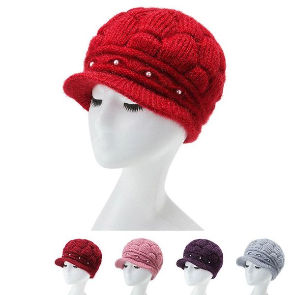beanie/skull caps middle-aged and elderly outdoor thickened mother grandma beret winter old man hat women plus velvet warm knitted woolen, Blue;gray
beanie/skull caps middle-aged and elderly outdoor thickened mother grandma beret winter old man hat women plus velvet warm knitted woolen, Blue;gray