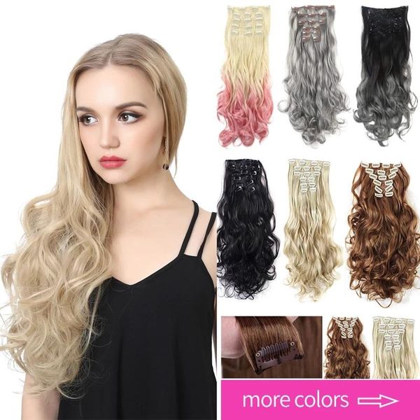 synthetic wigs clip in hair ombre bayalage 7pcs head curly grey pieces for women brown blonde pink 20" fake, Black
synthetic wigs clip in hair ombre bayalage 7pcs head curly grey pieces for women brown blonde pink 20" fake, Black