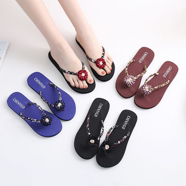 ins net red summer new flip flop women's fashion xiaolan chrysanthemum sandals beach shoes slippers, Black
ins net red summer new flip flop women's fashion xiaolan chrysanthemum sandals beach shoes slippers, Black