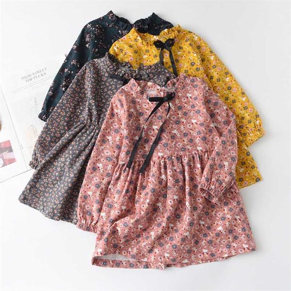 spring autumn girls princess dress cotton dresses for kids full printed flower infant dress long sleeve girl costume 2-8t 211224, Red;yellow
spring autumn girls princess dress cotton dresses for kids full printed flower infant dress long sleeve girl costume 2-8t 211224, Red;yellow