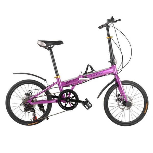 new 20-inch 16 inch aluminum folding bikes seven-speed disc brake folding bicycles, children on their own purple
new 20-inch 16 inch aluminum folding bikes seven-speed disc brake folding bicycles, children on their own purple