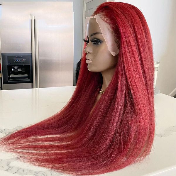 costume accessories 99j red yaki straight lace front wigs synthetic burgundy wine red long kinky straight wig heat resistant fiber hair prep, Silver
costume accessories 99j red yaki straight lace front wigs synthetic burgundy wine red long kinky straight wig heat resistant fiber hair prep, Silver