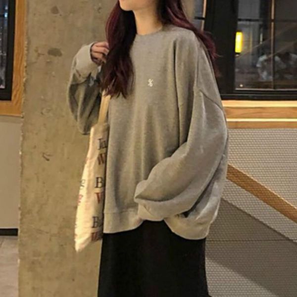 women's hoodies & sweatshirts zity women loose printed long sleeve pullovers casual o-neck korean chic bf leisure streetwear womens co, Black
women's hoodies & sweatshirts zity women loose printed long sleeve pullovers casual o-neck korean chic bf leisure streetwear womens co, Black