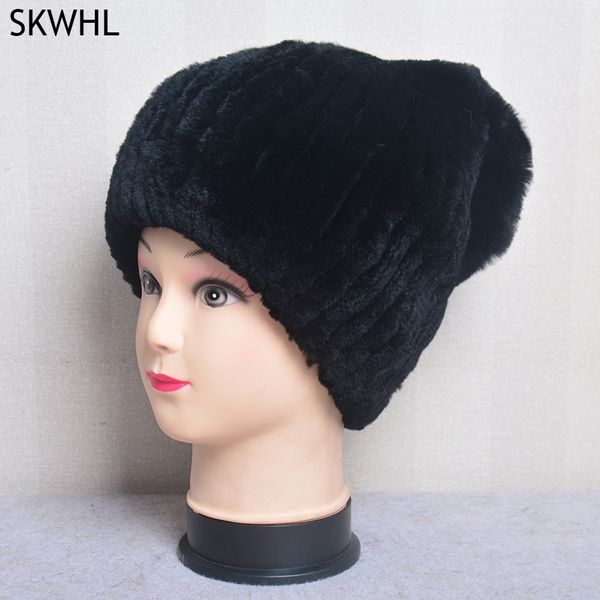 winter women 100% natural real fur hats lady warm soft knit striped genuine rex rabbit caps outdoor beanies, Silver
winter women 100% natural real fur hats lady warm soft knit striped genuine rex rabbit caps outdoor beanies, Silver