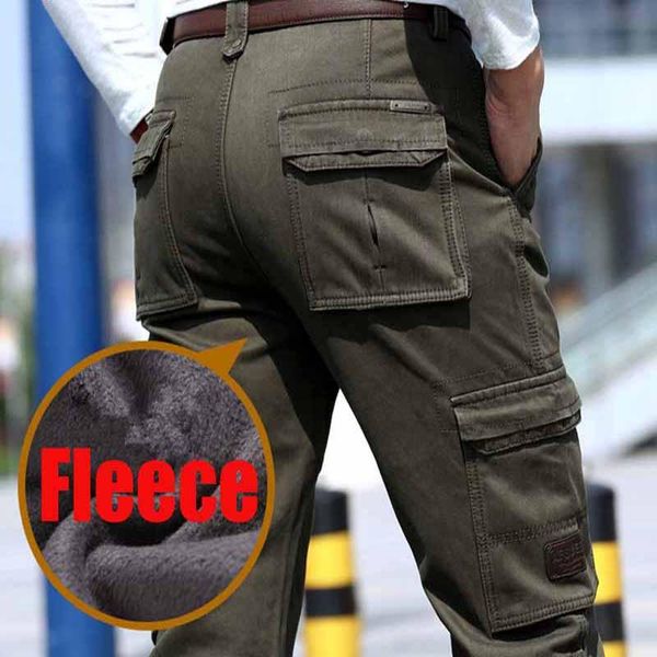 men's pants fleece warm winter cargo pant tactical mens cotton casual loose multi-pocket trousers jogger hombre thicken military pantal, Black
men's pants fleece warm winter cargo pant tactical mens cotton casual loose multi-pocket trousers jogger hombre thicken military pantal, Black