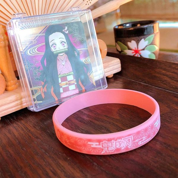 bangle cartoon women bracelet demon slayer bracelets fashion kids jewelry elegant jewellery bangles colorful trendy silicone pulseras, Black
bangle cartoon women bracelet demon slayer bracelets fashion kids jewelry elegant jewellery bangles colorful trendy silicone pulseras, Black