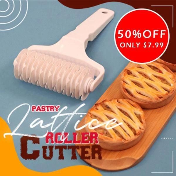 1pc pastry roller cutter plastic baking tool lattice for dough cookie pie pizza kitchen accessories & tools
1pc pastry roller cutter plastic baking tool lattice for dough cookie pie pizza kitchen accessories & tools