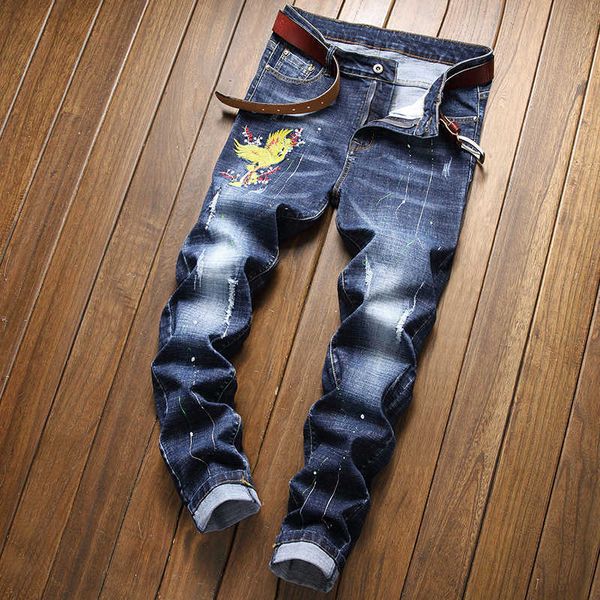 men's fashion slim jeans spring business casual denim trousers male brand stretch straight-leg slim pants 210531, Blue
men's fashion slim jeans spring business casual denim trousers male brand stretch straight-leg slim pants 210531, Blue