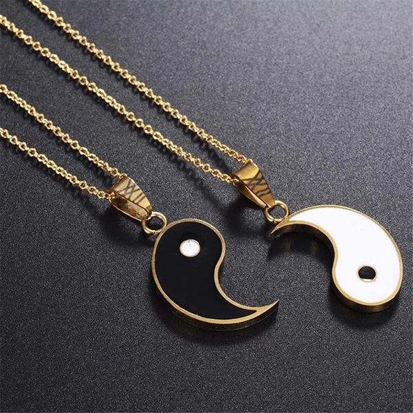 pendant necklaces 2 pcs matching stainless steel tai chi puzzle necklace diy bracelet jewlery gift couple friends bracelets choker chains, Silver
pendant necklaces 2 pcs matching stainless steel tai chi puzzle necklace diy bracelet jewlery gift couple friends bracelets choker chains, Silver