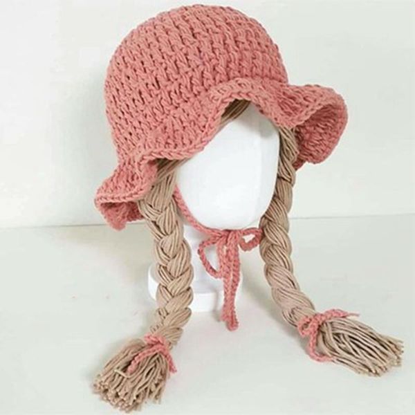hair accessories 1-5 yrs girls hat kids hand knitted caps with braids children autumn winter fashion wigs plaits wig bonnet po
hair accessories 1-5 yrs girls hat kids hand knitted caps with braids children autumn winter fashion wigs plaits wig bonnet po