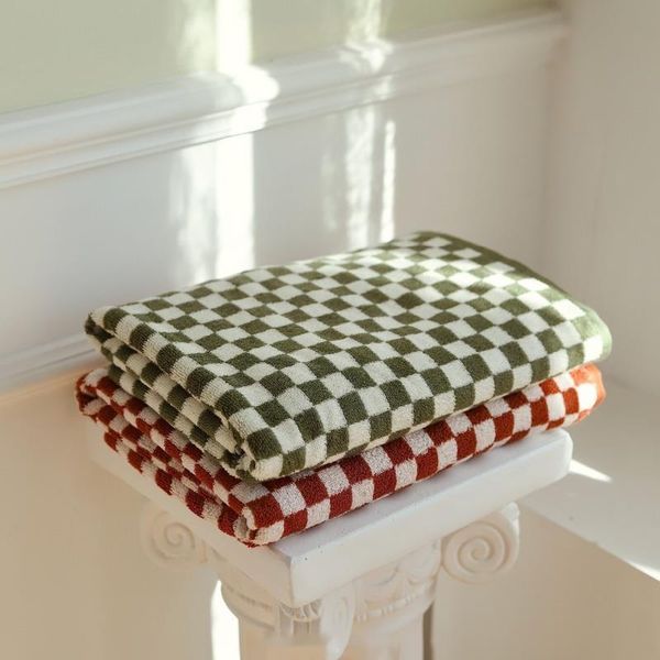 towel product checkerboard bath all-cotton beach red green yellow selling 
towel product checkerboard bath all-cotton beach red green yellow selling