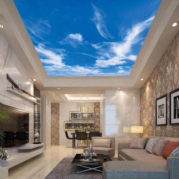 wallpapers 3d blue sky and white clouds ceiling mural background wallpaper for walls living room home improvement modern 
wallpapers 3d blue sky and white clouds ceiling mural background wallpaper for walls living room home improvement modern