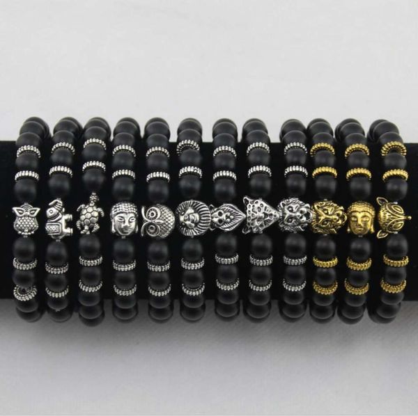 jewelry mens bracelets luxury women matt stone bead bracelet elephant leopard head lion owl turtle lava charm, Golden;silver
jewelry mens bracelets luxury women matt stone bead bracelet elephant leopard head lion owl turtle lava charm, Golden;silver