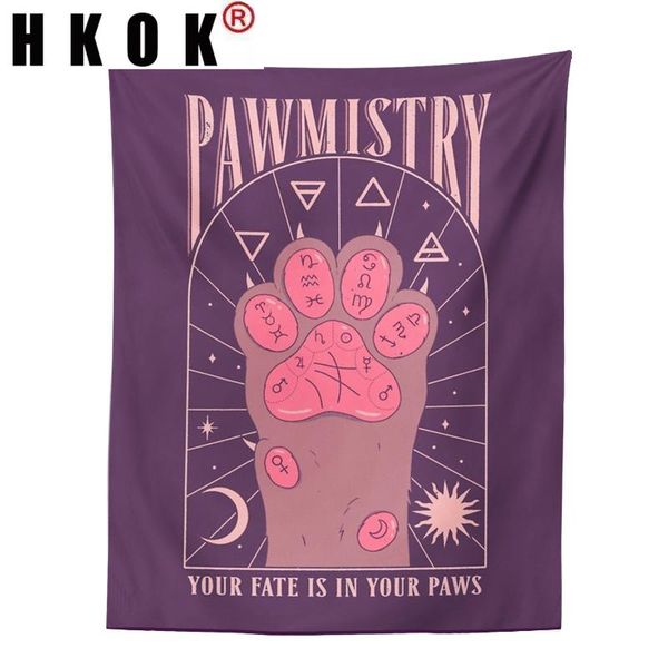 tapestries hkok cartoon cat paws dorm tapestry wall hanging covering rugs background cloth beach mat blanket art bedroom living home decor
tapestries hkok cartoon cat paws dorm tapestry wall hanging covering rugs background cloth beach mat blanket art bedroom living home decor