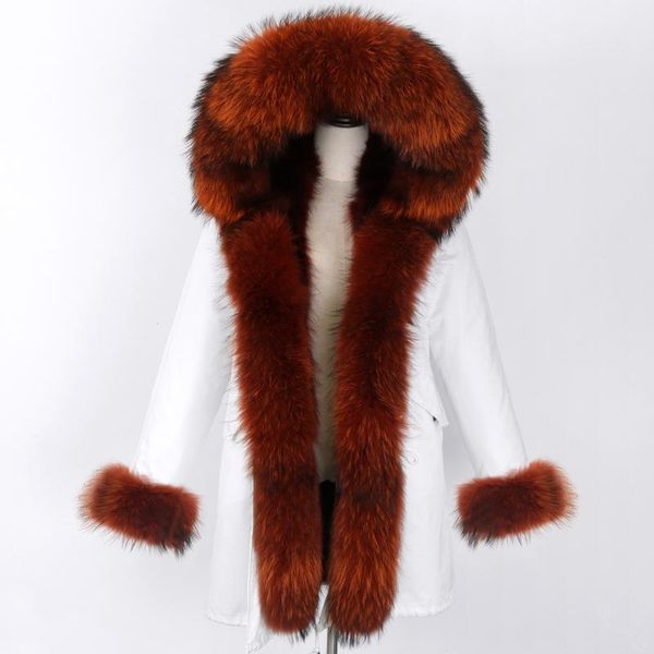 women's fur & faux 2021 fashion women real coat winter jacket long plus size thick warm lady white outerwear streetwear, Black
women's fur & faux 2021 fashion women real coat winter jacket long plus size thick warm lady white outerwear streetwear, Black