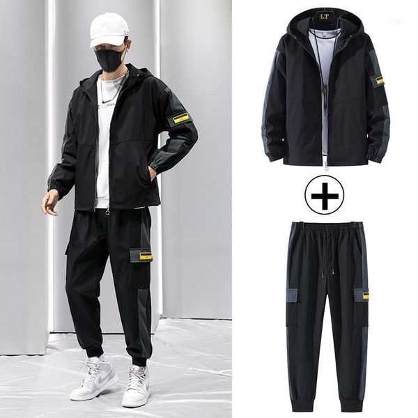 hip hop suit hooded loose jacket+joggers male set track suits sweatsuit man tracksuit mens sportswear suits1, Gray
hip hop suit hooded loose jacket+joggers male set track suits sweatsuit man tracksuit mens sportswear suits1, Gray